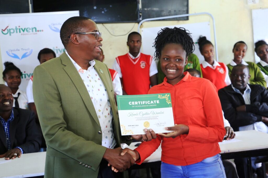 Needy Students Awarded Scholarships For TVET Training Optiven Foundation